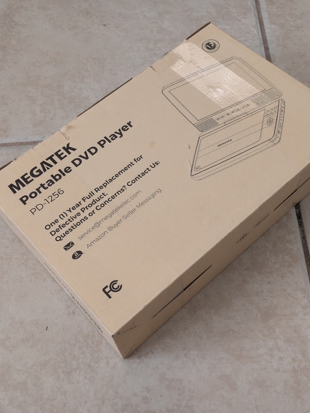 Megatek DVD Player PD-1256 NIB